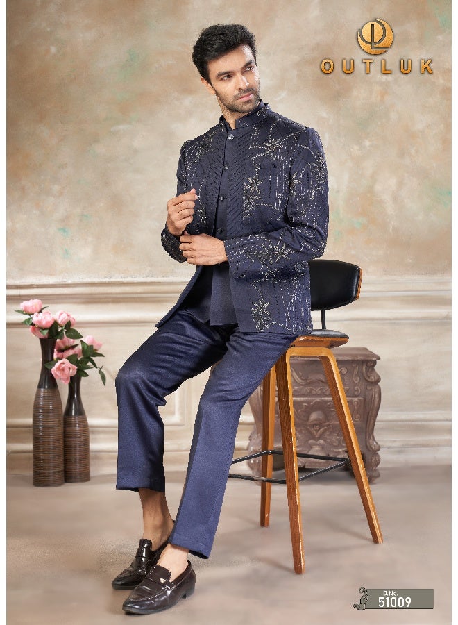 OUTLUK Embroidered Jodhpuri Suit for Men - Image 2